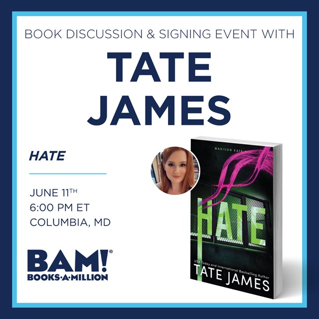 Tate James Book Discussion & Signing Event